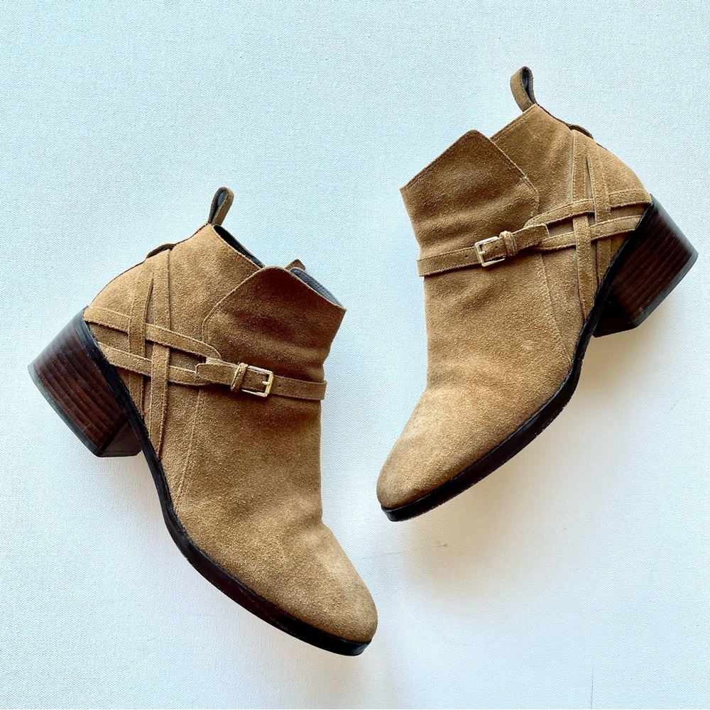 Cole haan suede booties